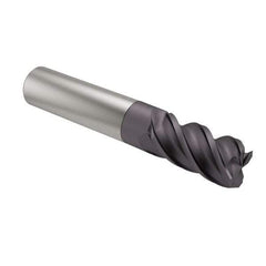 M.A. Ford - 1/2", 4 Flute, Single End, Solid Carbide, 0.09" Corner Radius End Mill - 3" OAL, 35/38° Helix, Right Hand Flute, 1-1/4" LOC, Right Hand Cut - Apex Tool & Supply