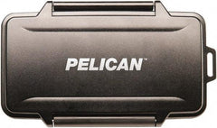 Pelican Products, Inc. - 4-51/64" Wide x 39/64" High, Memory Card Case - Black, Polycarbonate - Apex Tool & Supply