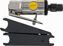 Value Collection - 1/4" Collet, Straight Handle, Air Straight Die Grinder - 25,000 RPM, Front Exhaust, 4 CFM, 0.3 hp, 90 psi, 1/4 NPT Inlet - Apex Tool & Supply
