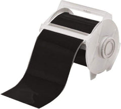 Brady - 4" Wide x 1,200" Long, Black Vinyl Tape - For Globalmark Industrial Labeling System - Apex Tool & Supply