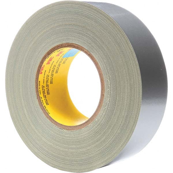 3M - 54.8m x 48mm x 12 mil Silver Polyethylene Cloth Duct Tape - Apex Tool & Supply