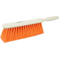 9″ - Orange Synthetic Counter Dusters / Oil / Water Resistant Industrial Hand Brush - Apex Tool & Supply