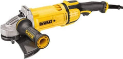 DeWALT - 9" Wheel Diam, 6,500 RPM, Corded Angle & Disc Grinder - 5/8-11 Spindle, 120 Volts - Apex Tool & Supply