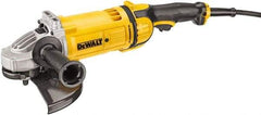 DeWALT - 9" Wheel Diam, 6,500 RPM, Corded Angle & Disc Grinder - 5/8-11 Spindle, 120 Volts - Apex Tool & Supply