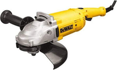 DeWALT - 9" Wheel Diam, 6,500 RPM, Corded Angle & Disc Grinder - 5/8-11 Spindle, 120 Volts - Apex Tool & Supply