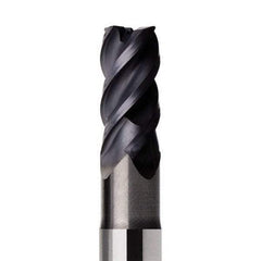 Seco - 20mm, 4 Flute, Single End, Solid Carbide, 4mm Corner Radius End Mill - 115mm OAL, 44° Helix, Right Hand Flute, 40mm LOC, Right Hand Cut, 55mm Extended Reach - Apex Tool & Supply