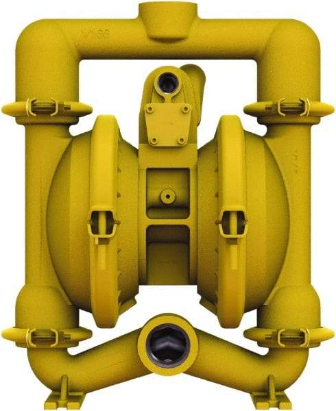 Versa-Matic - 1-1/4 \x96 1-1/2 NPT, Air Operated Diaphragm Pump - Buna-N Diaphragm, Aluminum Housing - Apex Tool & Supply