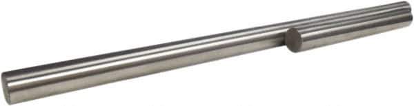 Made in USA - 3/16" Diam, 3" Long, 316 Stainless Steel Standard Round Linear Shafting - Apex Tool & Supply
