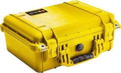 Pelican Products, Inc. - 13" Wide x 6-53/64" High, Clamshell Hard Case - Yellow, Polyethylene - Apex Tool & Supply