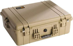 Pelican Products, Inc. - 19-23/64" Wide x 8-51/64" High, Clamshell Hard Case - Tan, Polyethylene - Apex Tool & Supply
