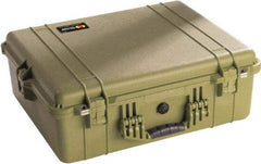 Pelican Products, Inc. - 19-23/64" Wide x 8-51/64" High, Clamshell Hard Case - Orange, Polyethylene - Apex Tool & Supply