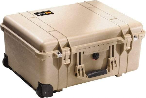 Pelican Products, Inc. - 17-59/64" Wide x 10-27/64" High, Clamshell Hard Case - Tan, Polyethylene - Apex Tool & Supply