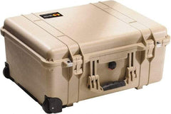 Pelican Products, Inc. - 17-59/64" Wide x 10-27/64" High, Clamshell Hard Case - Tan, Polyethylene - Apex Tool & Supply