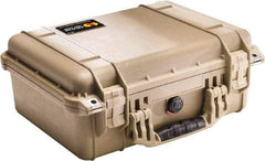 Pelican Products, Inc. - 13" Wide x 6-53/64" High, Clamshell Hard Case - Tan, Polyethylene - Apex Tool & Supply