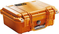 Pelican Products, Inc. - 11-5/8" Wide x 6" High, Clamshell Hard Case - Orange, Polyethylene - Apex Tool & Supply