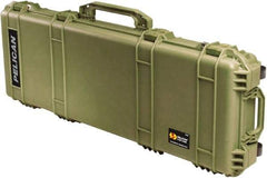 Pelican Products, Inc. - 16" Wide x 6-1/8" High, Long Gun Case - Olive, Polyethylene - Apex Tool & Supply