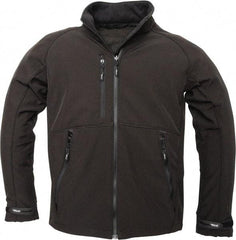 Viking - Size S Cold Weather Jacket - Black, Polyester, Zipper Closure, 37" Chest - Apex Tool & Supply