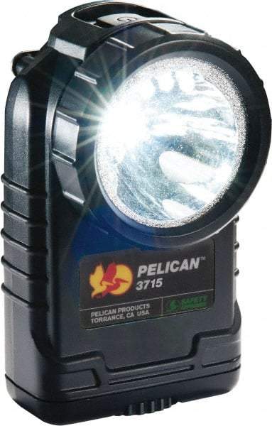 Pelican Products, Inc. - White LED Bulb, 233 Lumens, Right Angle Flashlight - Black Plastic Body, 4 AA Alkaline Batteries Not Included - Apex Tool & Supply