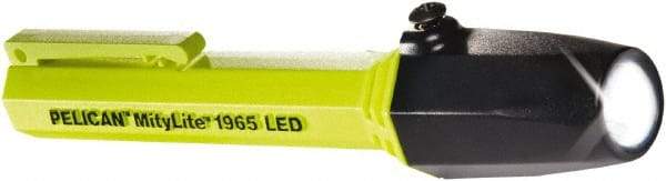 Pelican Products, Inc. - White LED Bulb, 34 Lumens, Industrial/Tactical Flashlight - Yellow Plastic Body, 2 AAA Alkaline Batteries Included - Apex Tool & Supply