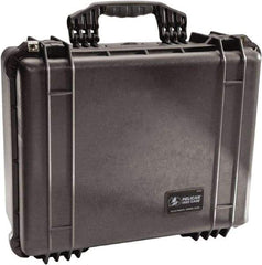Pelican Products, Inc. - 17-13/64" Wide x 8-13/32" High, Clamshell Hard Case - Black, Polypropylene - Apex Tool & Supply