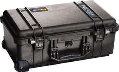 Pelican Products, Inc. - 13-13/16" Wide x 9" High, Clamshell Hard Case - Black, Polypropylene - Apex Tool & Supply