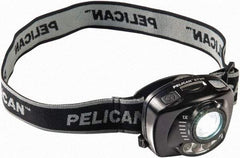Pelican Products, Inc. - White LED Bulb, 200 Lumens, Hands-free Flashlight - Black Plastic Body, 3 AA Alkaline Batteries Included - Apex Tool & Supply