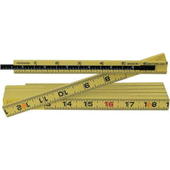 Wiha - Folding Rules Overall Length (Feet): 6.00 Graduation (Inch): 1/16 - Apex Tool & Supply