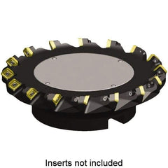 Kennametal - 6" Cut Diam, 2" Arbor Hole, 6.6mm Max Depth of Cut, 45° Indexable Chamfer & Angle Face Mill - 14 Inserts, SE...X443AE...N7... Insert, Right Hand Cut, 14 Flutes, Through Coolant, Series KSSM - Apex Tool & Supply