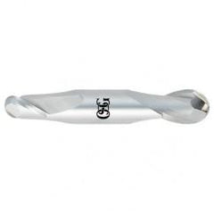 5/32" Dia. - 2" OAL - Bright CBD - Double - Ball Nose SE EM - 2 FL - Apex Tool & Supply
