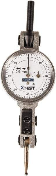 Fowler - Dial Test Indicators Maximum Measurement (mm): 1.60 Dial Graduation (mm): 0.0100 - Apex Tool & Supply