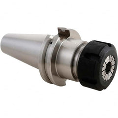 Techniks - 1/8" x 1" CAT40 Dual Contact Taper ER40 Collet Chuck - Apex Tool & Supply