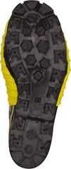 Viking - Men's Size 8 Medium Width Steel Work Boot - Black, Yellow, Rubber Upper, Nitrile Rubber Outsole, 14" High, Non-Slip, Chemical Resistant, Waterproof, Electric Shock Resistant - Apex Tool & Supply