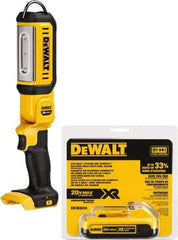 DeWALT - 20 Volts, 500 Lumens, Cordless Work Light - Black/Yellow, 17 hr Run Time - Apex Tool & Supply