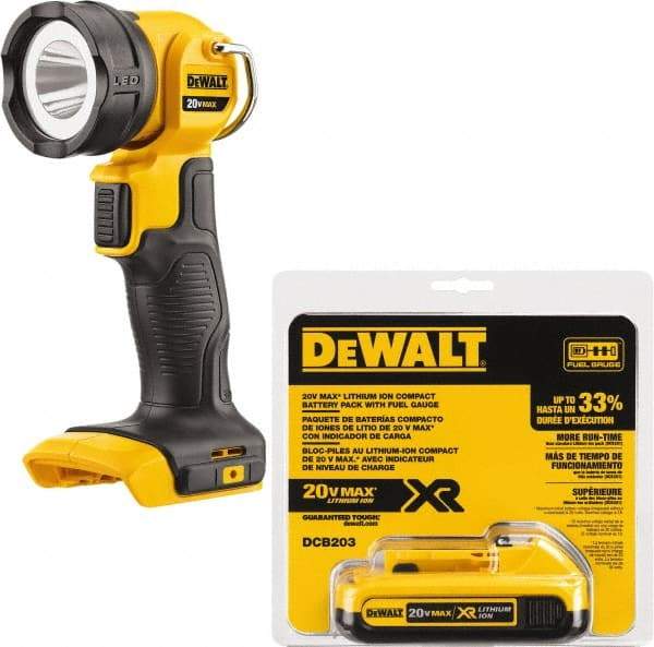 DeWALT 20 Volts 110 Lumens Cordless Flashlight White 11 hr