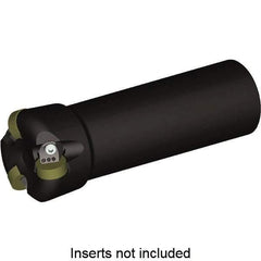 Kennametal - 1.075" Cutting Diam, 32mm Shank Diam, Straight Shank Indexable Copy End Mill - 3 Inserts, RNGN120400 Insert, KCRA40Z03A32RN12 Toolholder, Steel - Apex Tool & Supply