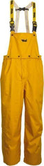 Viking - Size 3XL, Yellow, Rain, Wind Resistant Bib Overall - No Pockets - Apex Tool & Supply
