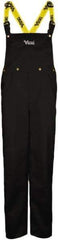 Viking - Size 3XL, Black, Rain, Wind Resistant Bib Overall - No Pockets - Apex Tool & Supply