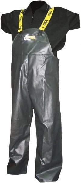 Viking - Size M, Green, Rain, Wind Resistant Bib Overall - No Pockets - Apex Tool & Supply