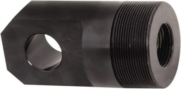 Value Collection - 3/4 Thread, Hydraulic Cylinder Clevis Eye - 1-11/16" Diam, 3.15" OAL - Apex Tool & Supply