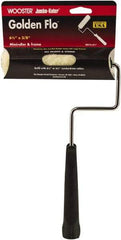 Wooster Brush - 11" Long, 3/8" Nap, Mini Knit - 6-1/2" Wide, Steel Frame, Includes Roller Cover & Frame - Apex Tool & Supply