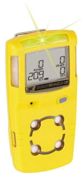 BW Technologies by Honeywell - Visual, Vibration & Audible Alarm, LCD Display, Single Gas Detector - Monitors Hydrogen Sulfide, -20 to 50°C Working Temp - Apex Tool & Supply