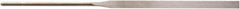 Value Collection - 5-1/2" Needle Precision Swiss Pattern Regular Pillar File - 13/64" Width Diam, Round Handle - Apex Tool & Supply