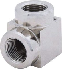 Value Collection - 3/8 Female NPTF Nickel Plated Steel Hydraulic Hose Female Elbow - 10,000 psi, 6 GPM - Apex Tool & Supply