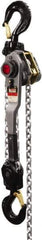 Jet - 12,000 Lb Lifting Capacity, 10' Lift Height, Lever with Overload Protection Hoist - Made from Chain, 64 Lb Avg Pull to Lift Rated Load - Apex Tool & Supply