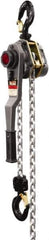 Jet - 6,000 Lb Lifting Capacity, 20' Lift Height, Lever with Overload Protection Hoist - Made from Chain - Apex Tool & Supply