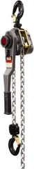 Jet - 6,000 Lb Lifting Capacity, 10' Lift Height, Lever with Overload Protection Hoist - Made from Chain - Apex Tool & Supply