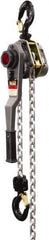 Jet - 6,000 Lb Lifting Capacity, 5' Lift Height, Lever with Overload Protection Hoist - Made from Chain - Apex Tool & Supply