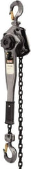Jet - 3,000 Lb Lifting Capacity, 10' Lift Height, Lever Hoist - Made from Chain, 49 Lb Avg Pull to Lift Rated Load - Apex Tool & Supply