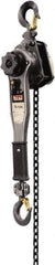 Jet - 1,500 Lb Lifting Capacity, 5' Lift Height, Lever Hoist - Made from Chain, 31 Lb Avg Pull to Lift Rated Load - Apex Tool & Supply