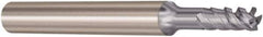 Seco - 4mm, 10mm LOC, 6mm Shank Diam, 57mm OAL, 4 Flute, Solid Carbide Square End Mill - Single End, SIRON-A Finish, Spiral Flute, 48° Helix, Right Hand Cut, Right Hand Flute, Series JS554 - Apex Tool & Supply